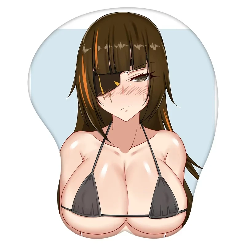 3D Mouse Pad M16A1 Girls' Frontline Anime Mousepad Wrist Rest Silicone Sexy Creative Gaming Mat Gift