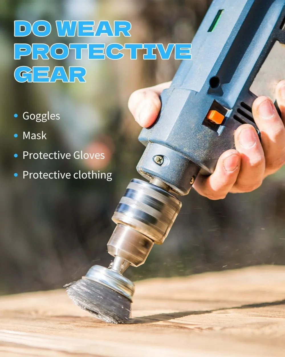 Paquete de 60 cepillos de rueda de alambre de acero al carbono: cepillos de taza, rueda y bolígrafo con vástago hexagonal de 1/4 de pulgada para eliminación de óxido