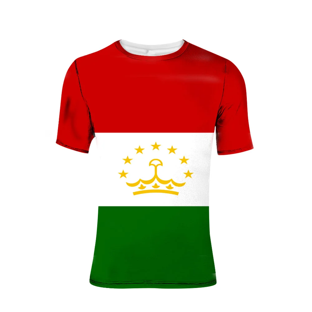 Tajikistan Youth Diy Custom Made Name Number Logo Tjk T Shirt Nation Flag Tj Tajik Country College Print Photo Text Clothes