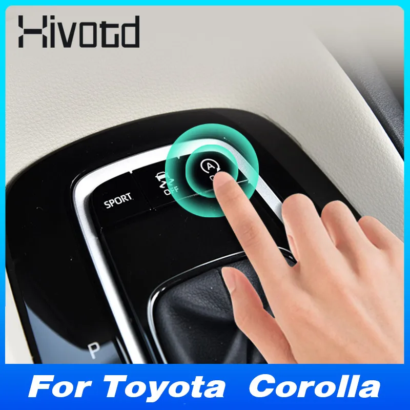 Car Automatic Start Stop Switch Buttons Disable Eliminator Stop Start Engine System Control Sensor For Toyota Corolla 2019-2022