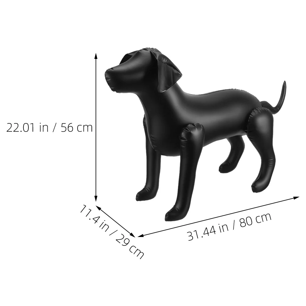 

2pcs Pet Clothing Mannequin Pvc Inflatable Dog Clothes Display For Pet Shop Costume Exhibition Dog Accessories