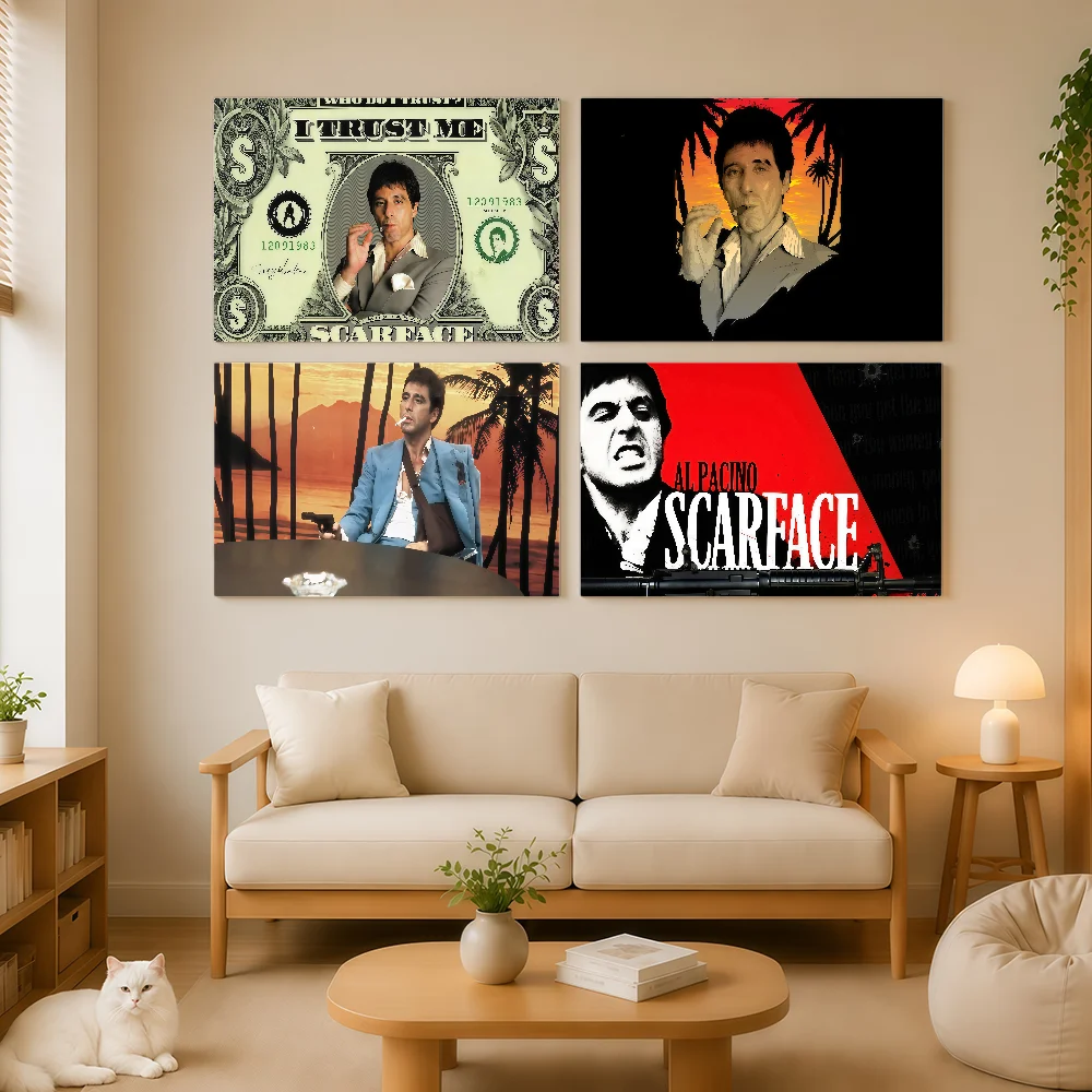 Movie S-Scar-face-e flag Durable Outdoor Indoor Patio Festive Decoration Classic Design Pole Wall Room Banner