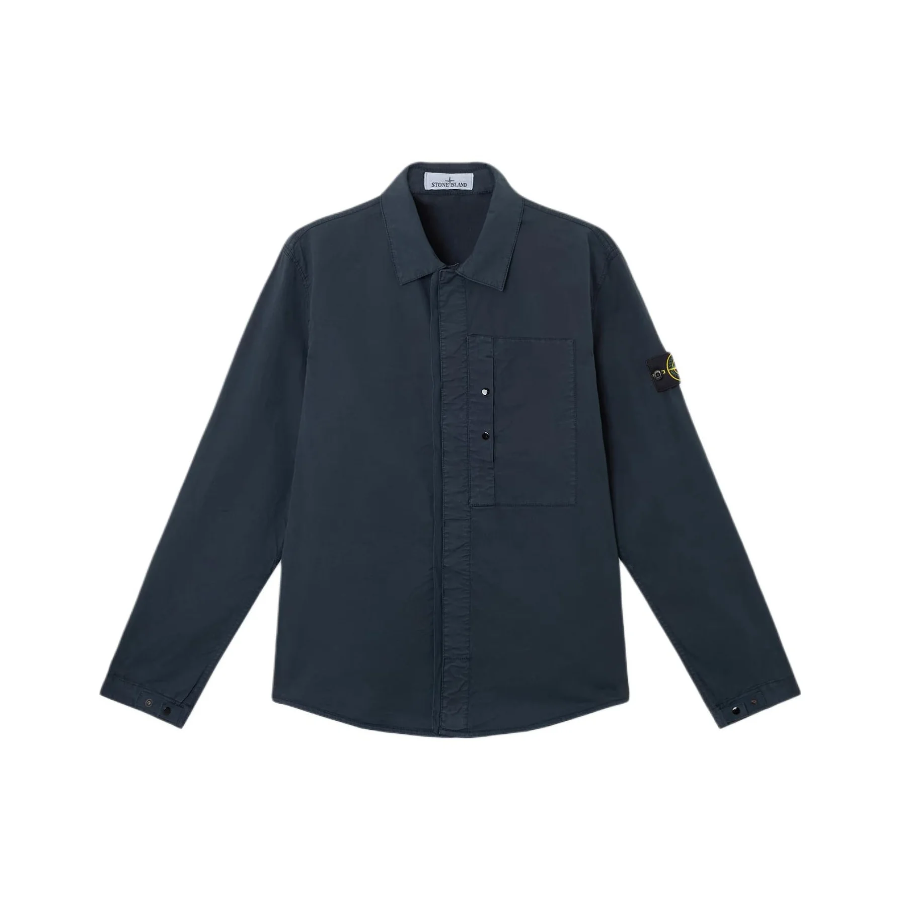 STONE ISLAND Shirts Men's Navy Lapel Moderate K1S151200033S0010-V0020
