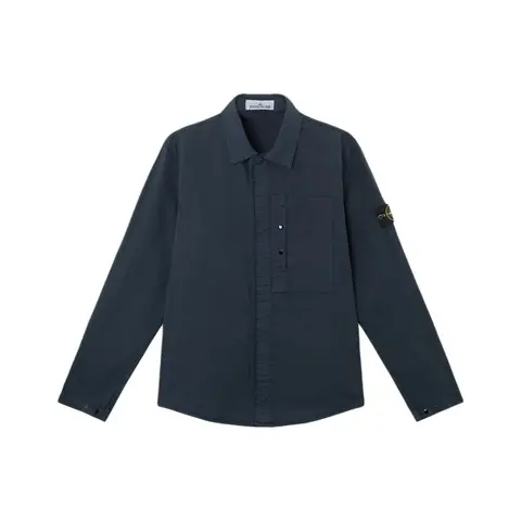 STONE ISLAND Shirts Men's Navy Lapel Moderate K1S151200033S0010-V0020