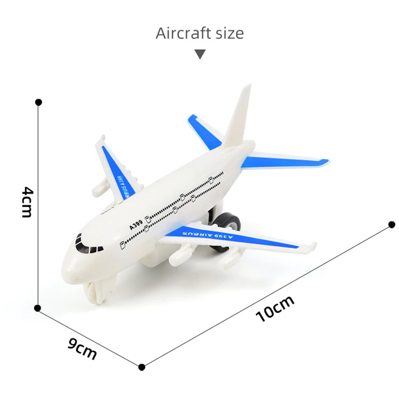 3 sztuki zabawnych zabawka dla dzieci chłopców małe samoloty Model samolotu pasażerskiego lotnictwa cywilnego zabawki dekoracja stołu prezent urodzinowy