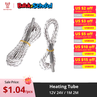 3D Printer Parts Induction Heater 12V 24 V Heating Tube Ceramic Cartridge 1/2M RepRap Mandel For V6 J-head Extruder Hotend Block