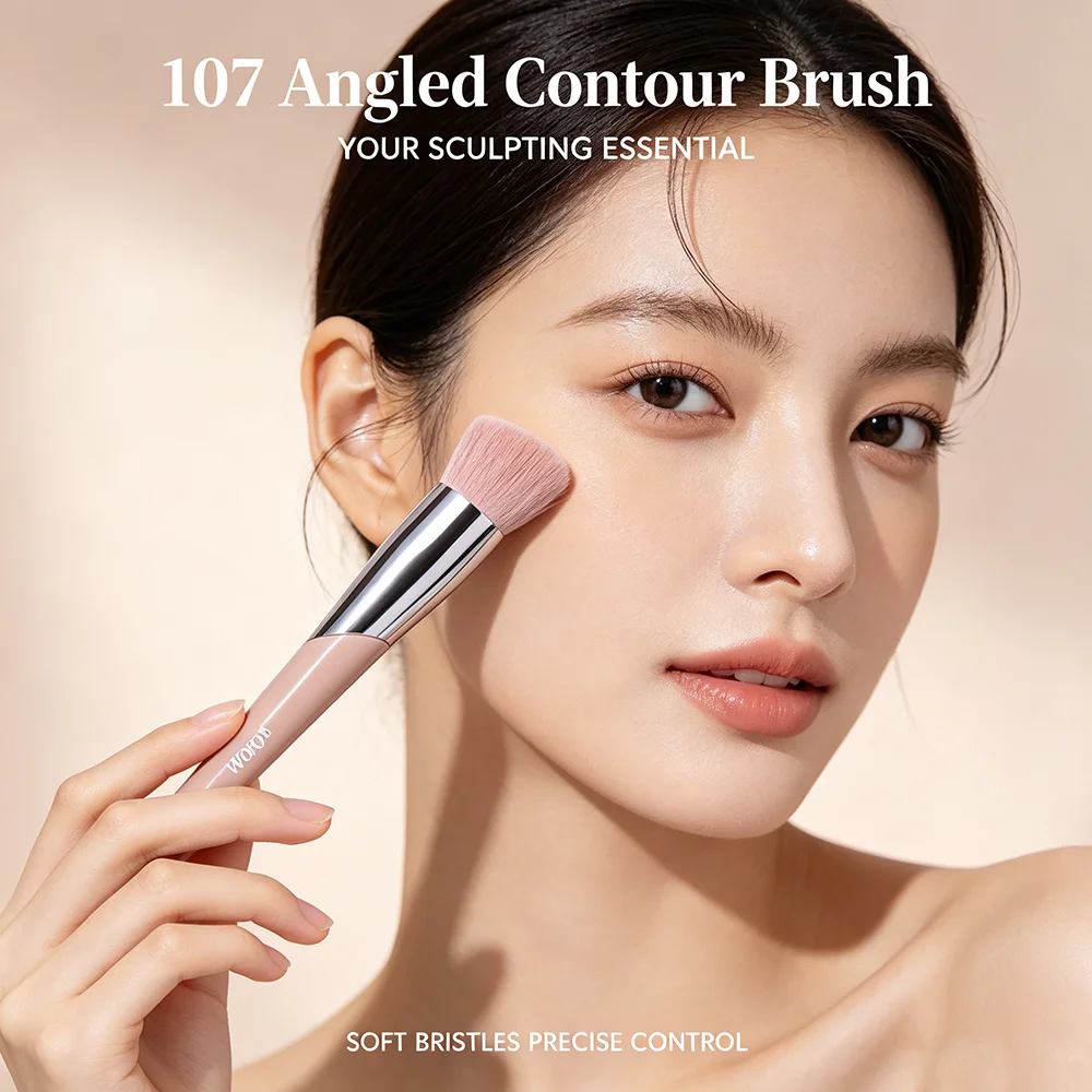 فرشاة تحديد الوجه بزاوية 107 د - مراجعة Beauty Queen Makeup وسعره