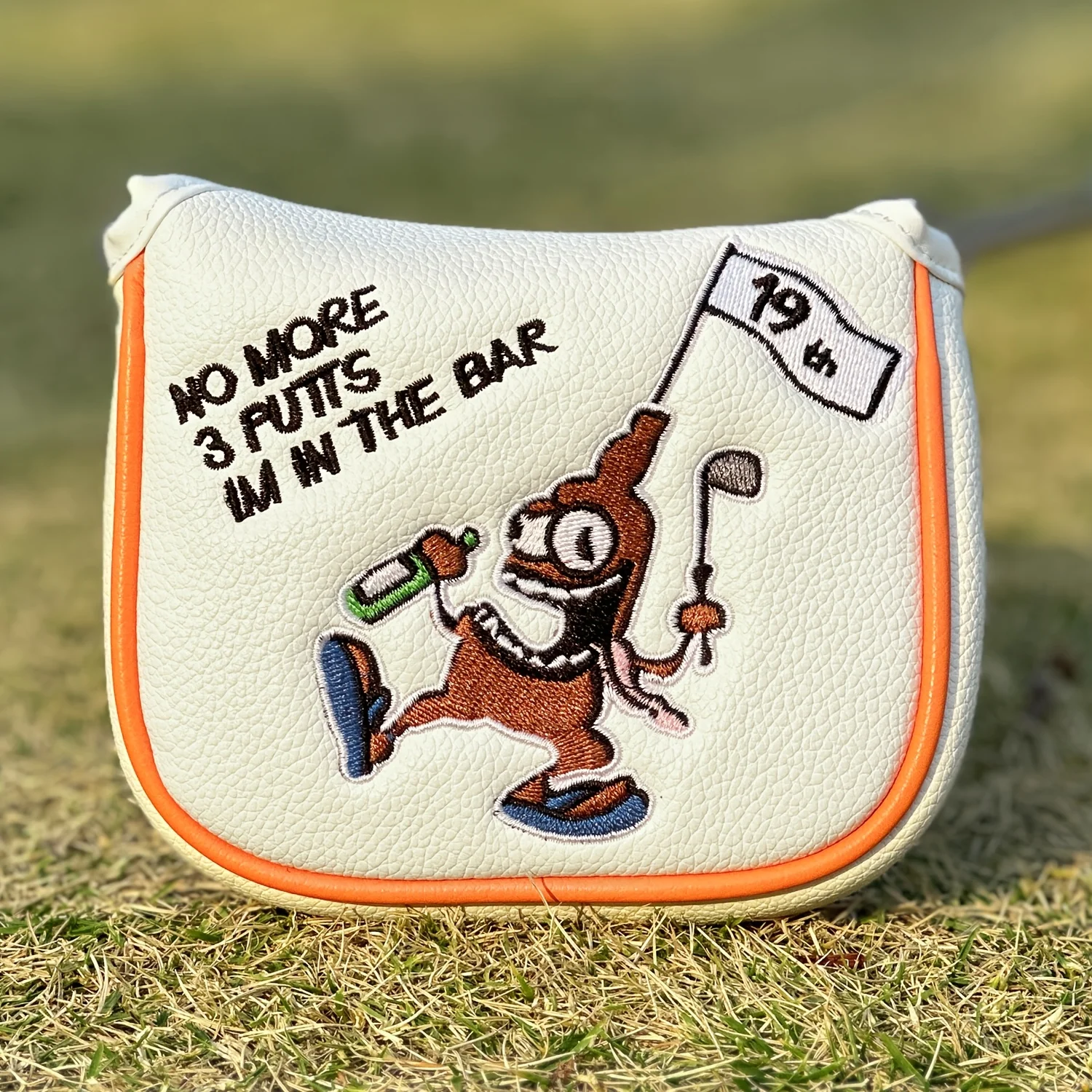 1pc Cartoon Pirate Pattern Golf Mallet Putter Cover, Square PU Golf Putter Cover with Soft Inner Lining, Fits Most Brand Putters image 5