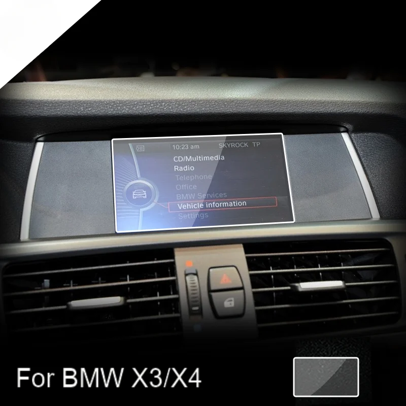 

For BMW X3 X4 2011 2012 2013-2017 Tempered Glass Navigation Screen Protector LCD Touch Display Film interior Car Accessories