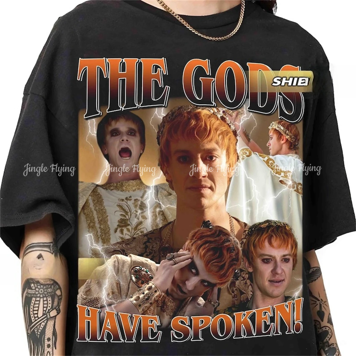 The Gods Have Spoken Joseph Quinn As Emperor Geta Retro 90s Style Vintage Rap Shirt