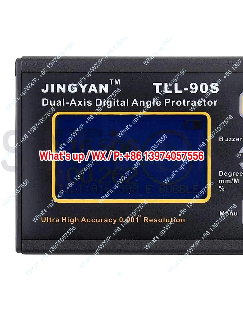 Tiltmeter Jingyan with magnetic TLL-90S high-precision digital inclinometer