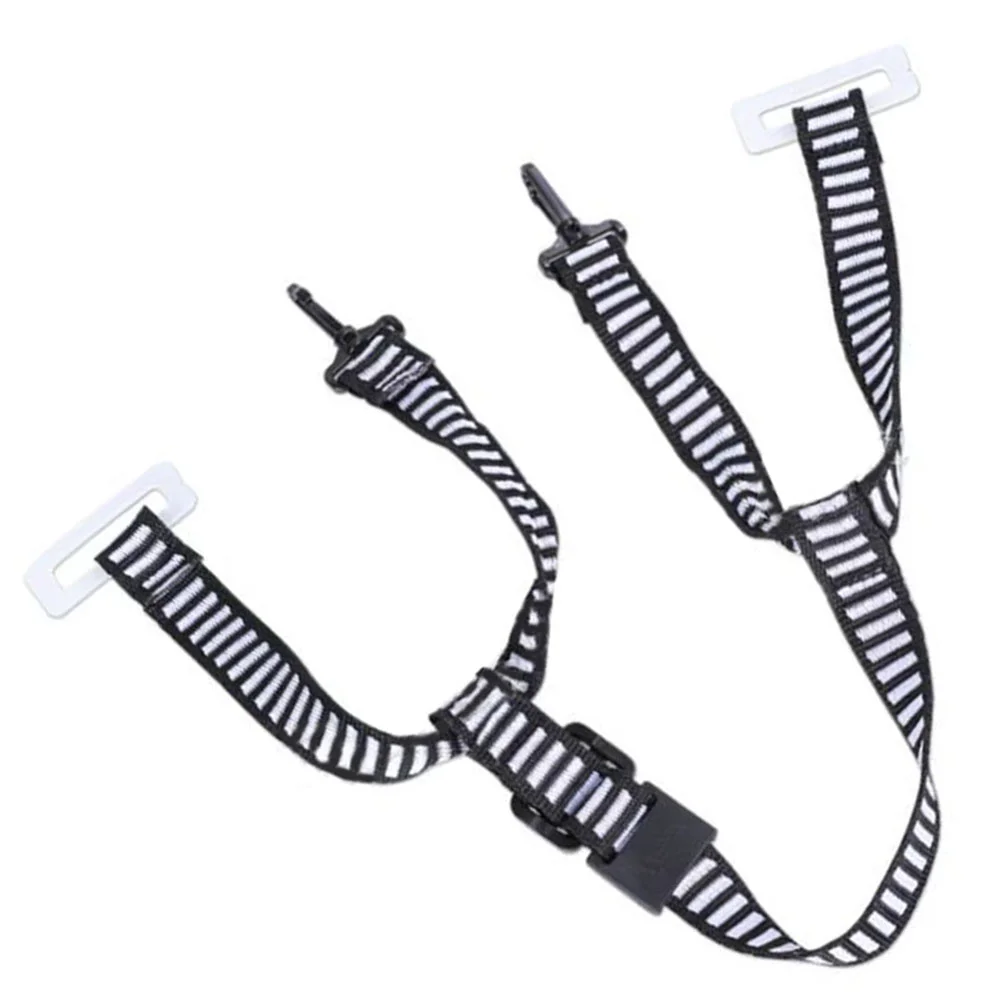 

Adjustable Hockey Straps Safety Accessories Y-shaped Four-point (black) 1pcs Helmets Liner Ribbon