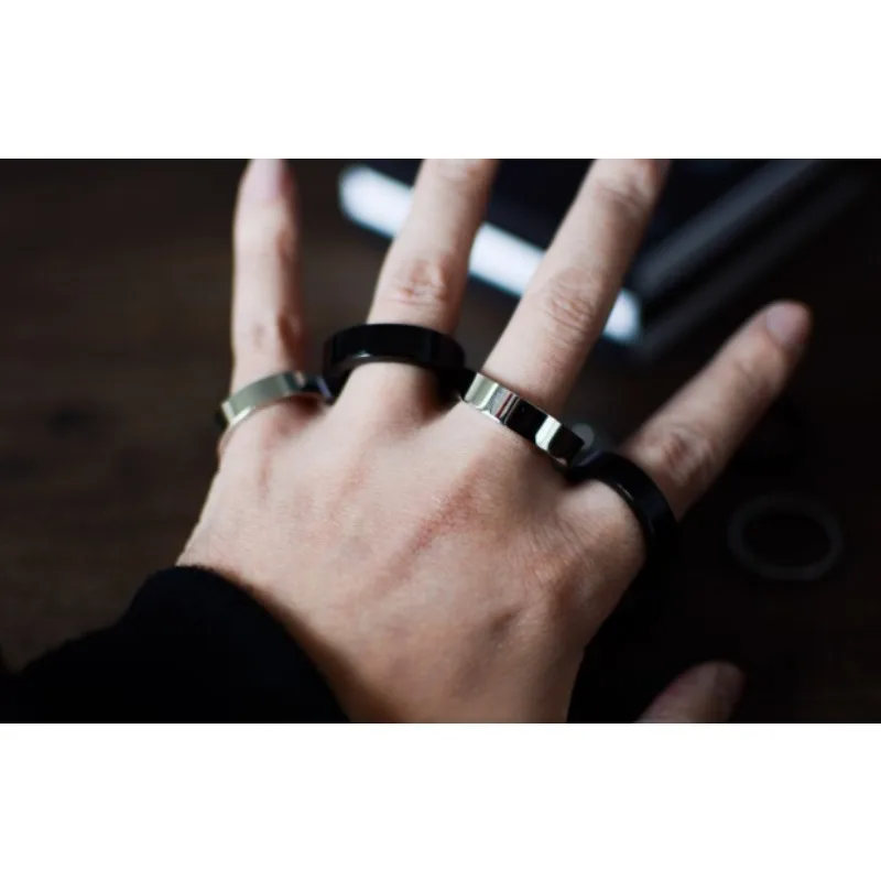 

Rining Magic Tricks Appear/ Vanish Magia Ring Shell для профессионального фокусника, аксессуары для крупным планом, реквизит, иллюзия, забавный трюк