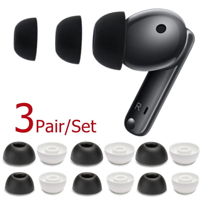 For Huawei Freebuds 4i 5i Silicone Replace Earplugs Sound Insulation Ear Tip Headphone Ear Cap Cover Earbuds For Freebuds 5i 4i