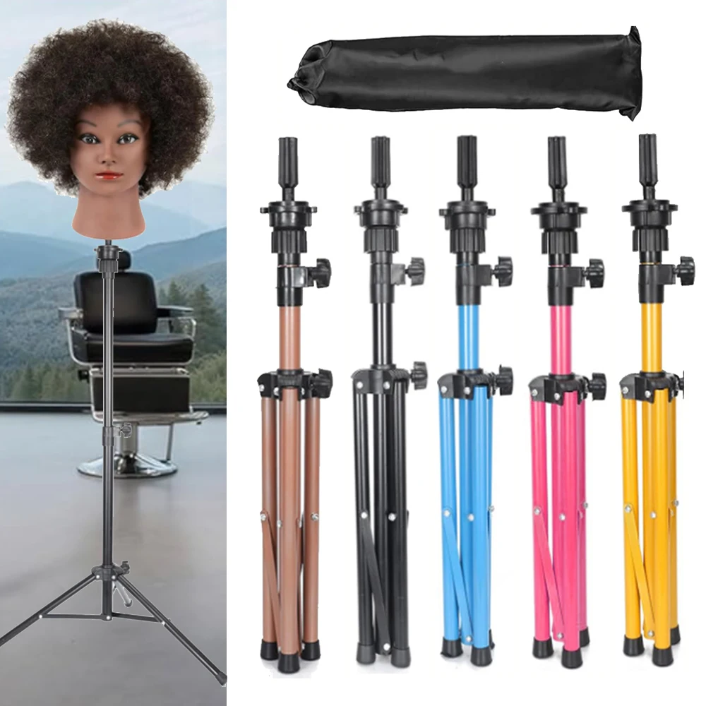 

Новая удлиненная подставка для манекенской головы 135 см, регулируемая подставка для париков, усиленная металлическая подставка-штатив для манекенской головы