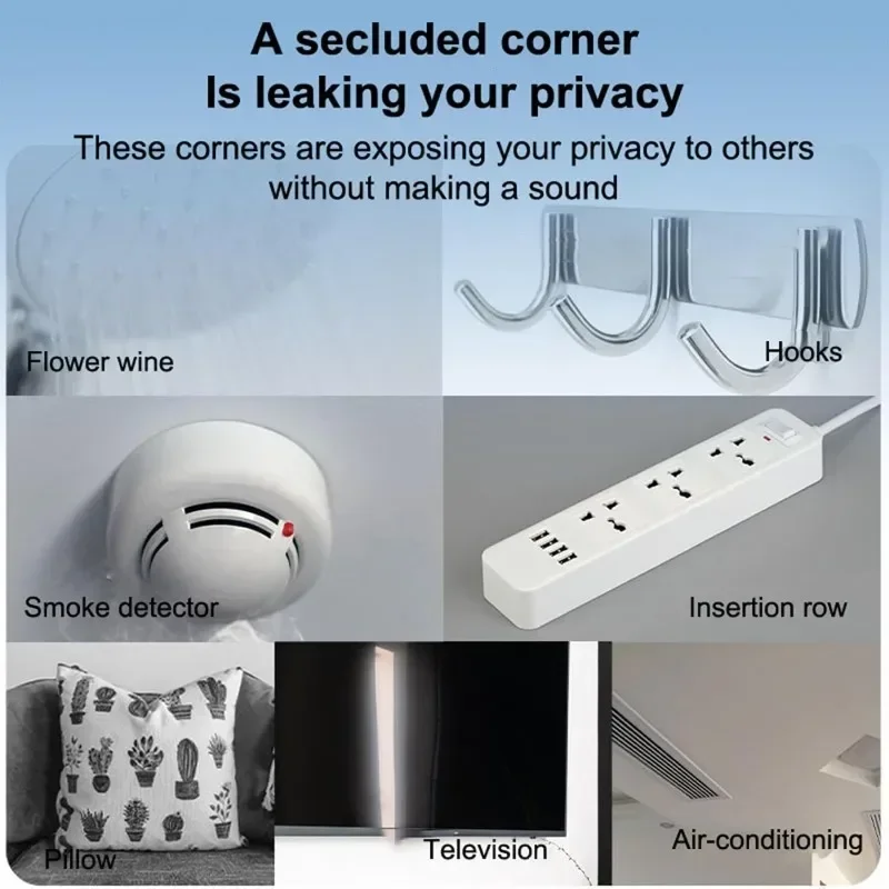 Portable Infrared Detector Hotel Anti-camera Privacy Protection Artifact USB Charging Efficient Anti-surveillance CameraDetector