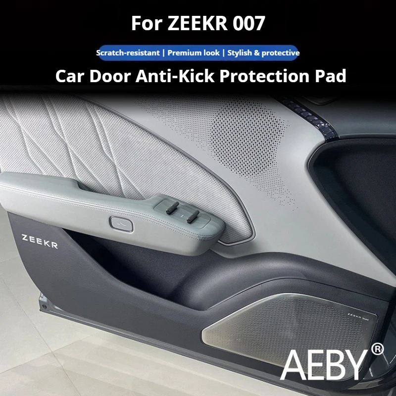 

AEBY для ZEEKR 007 2024 2025, защитный чехол для двери автомобиля, противоударная накладка, водонепроницаемая, легко чистящаяся, аксессуары для интерьера