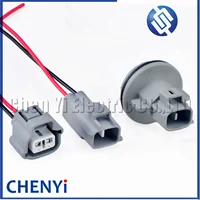Conector impermeable automático de 2 pines para lámpara antiniebla, arnés de cable de señal de giro, enchufe de soporte de bombilla, 6189-0175, 90980-11019 para Toyota