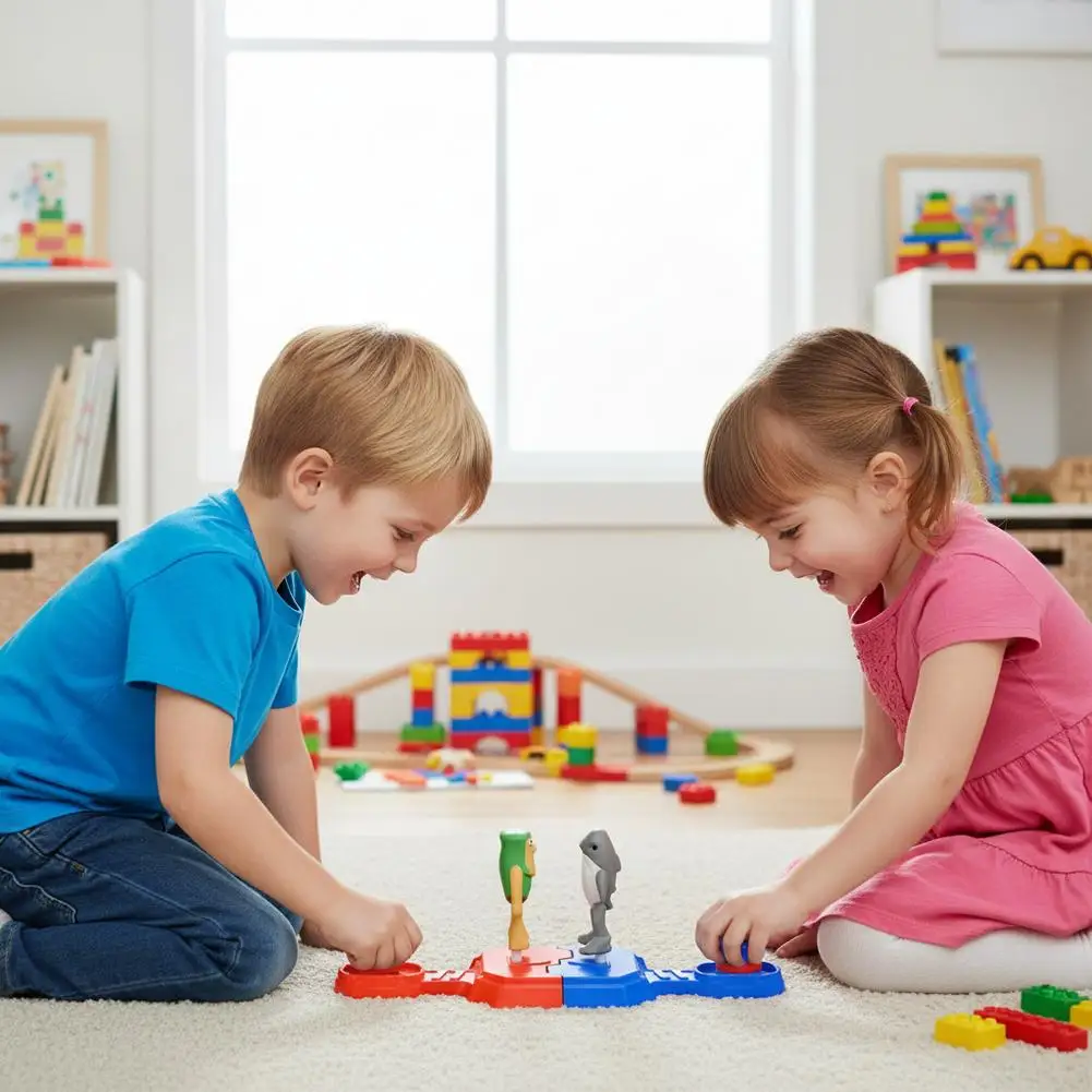 Tralalero Tralala ‌   ألعاب حفلات التفاعل بين الوالدين والطفل الإيطالية ألعاب قتال تونغ تونغ صحور 1V1 & 2V2 ألعاب أطفال