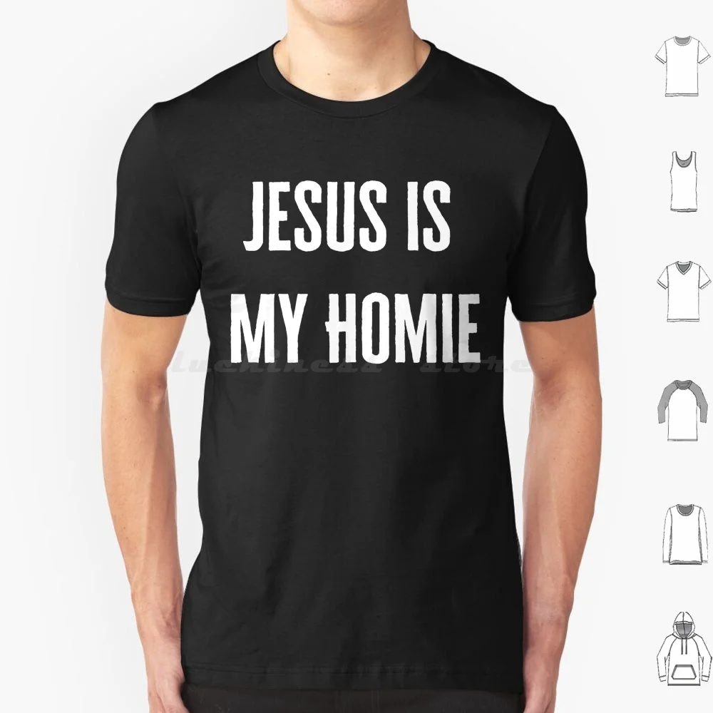 Jesus Is My Homie ( 4 ) T Shirt Cotton Men Women DIY Print Reeves Jesus Keanu John Wick Keanu Reeves Funny Wick Meme Dog Jesus