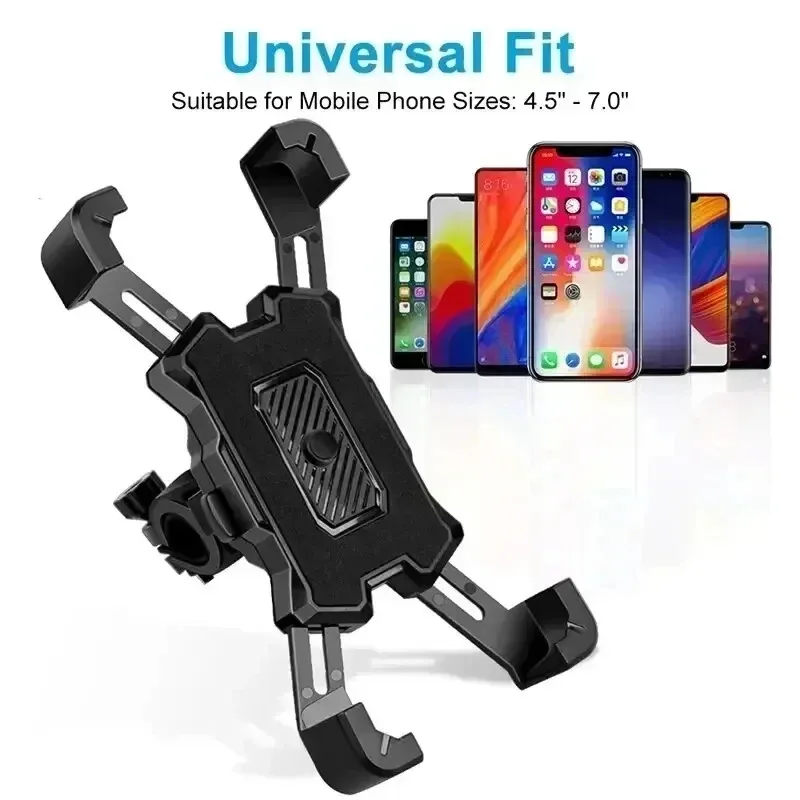 

Motorcycle Bike Phone Mount 360 ° Rotatable Phone Holder for Mountain Bike Moto Motorcycle Stand Bracket Non-slip Cycling