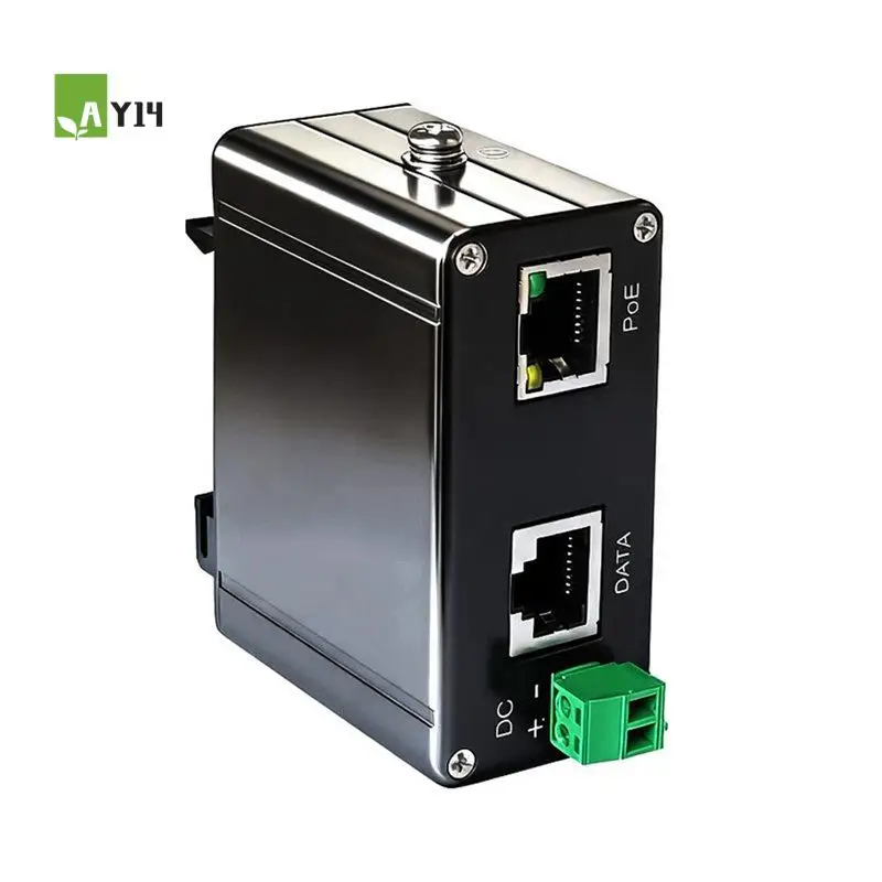 

Промышленный PoE-инжектор AY14-30W 2.5G, прямого подключения, 0.6A, 44-57В DC, пассивный
