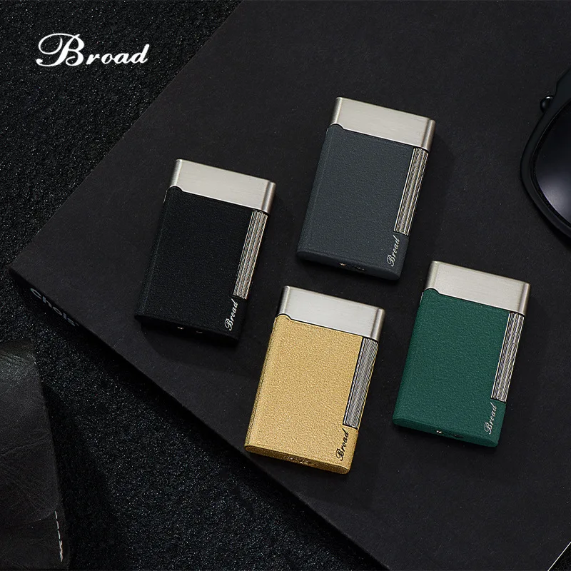 Bussiness Gas Lighter Grinding Jet Gasoline Flint Lighter Butane Metal Gas PING Bright Sound Cigarette Cigar Lighter Inflated