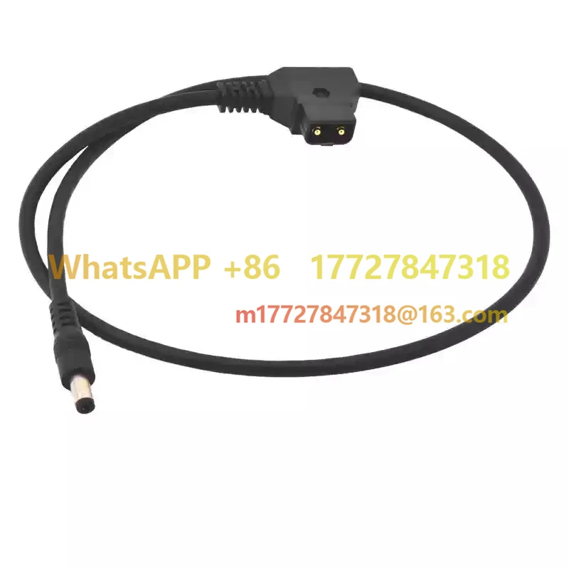 Kamera D-TAP B-Typ auf DC-Netzkabel, gerader Kopf, Winkelstück mit Schloss, DC-Netzkabel