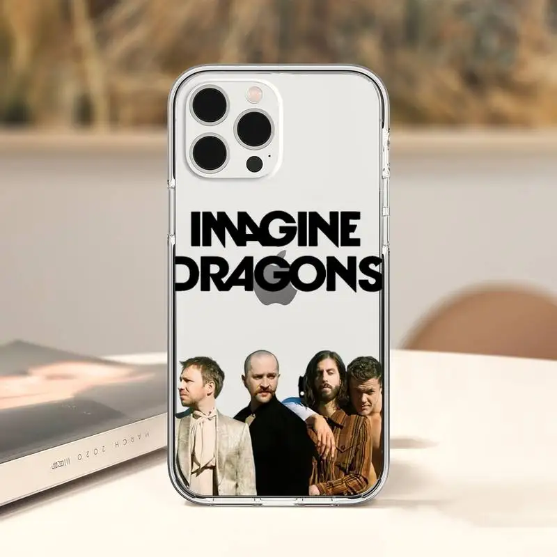 Band Imagine Dragons Phone Case For Samsung GalaxyS20 S21 S22 S23 FE Lite Plus A71 Note20 Transparent Shell