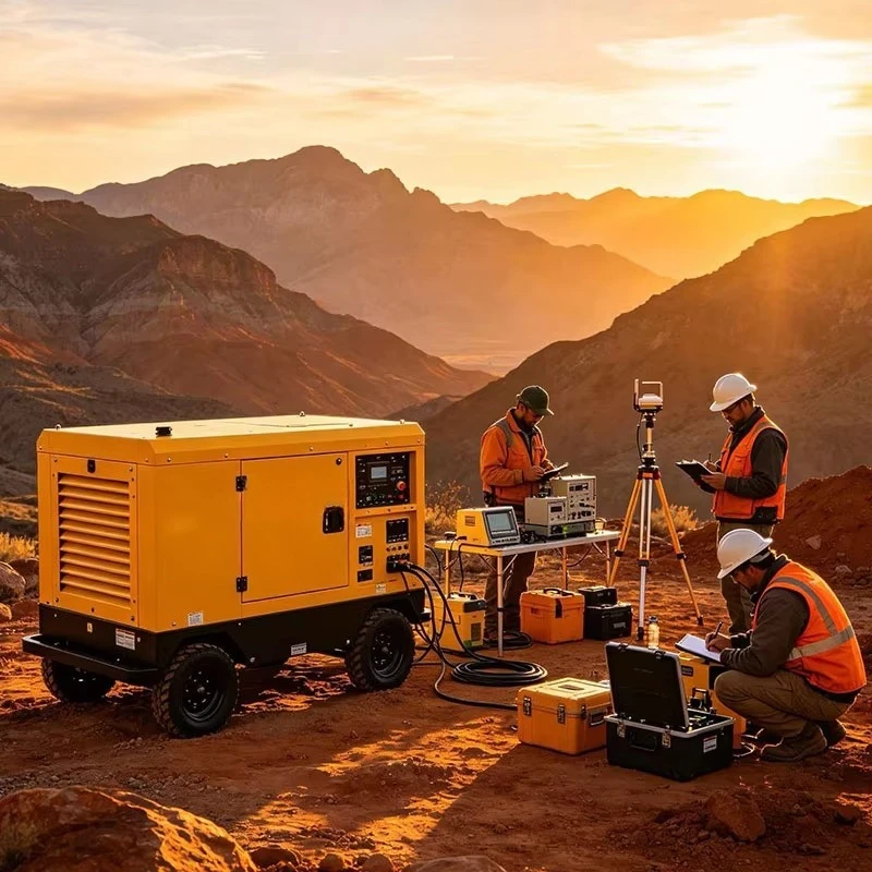 Silent Generator Small  Construction Site Outdoor Camping Generator 5kW 230V/400V