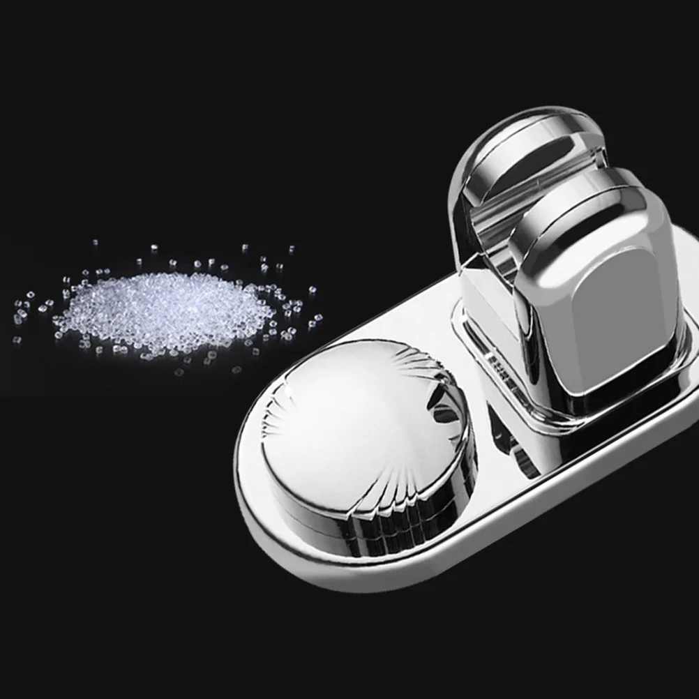 

Adjustable Showerhead Bracket 3 Inch Sticky Suction Cup Removable Mount for Bathroom Glass Door Tub No Screw Drilling