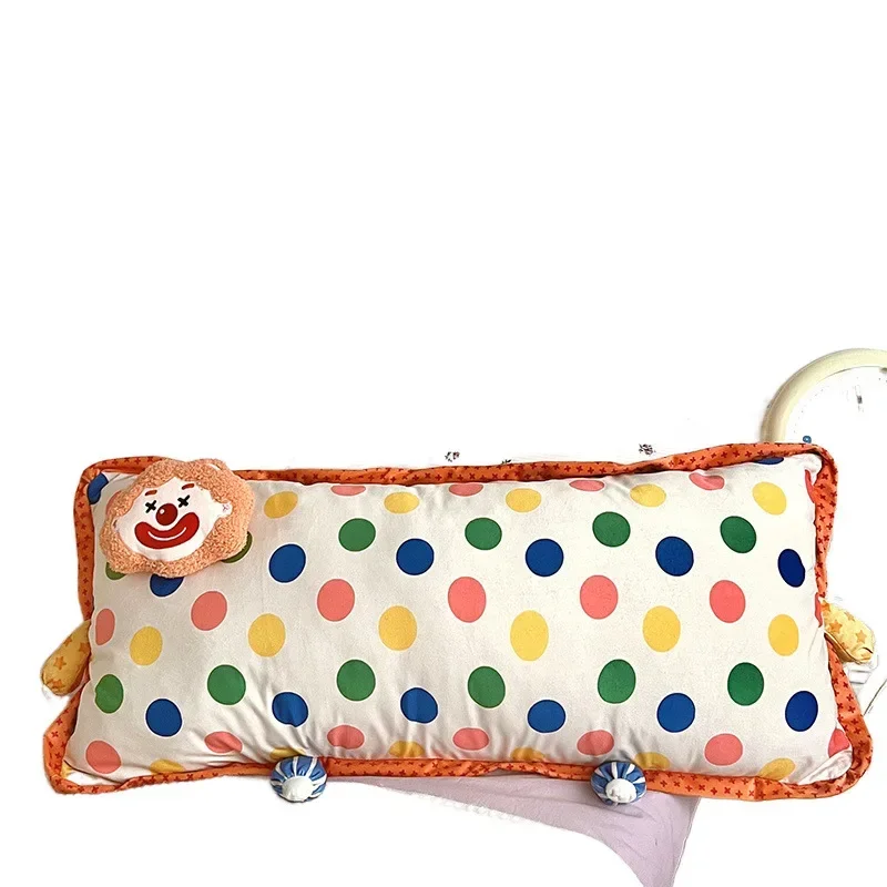 bedside cushion rectangular throw pillow, sleeping long pillow, large backrest on the bed