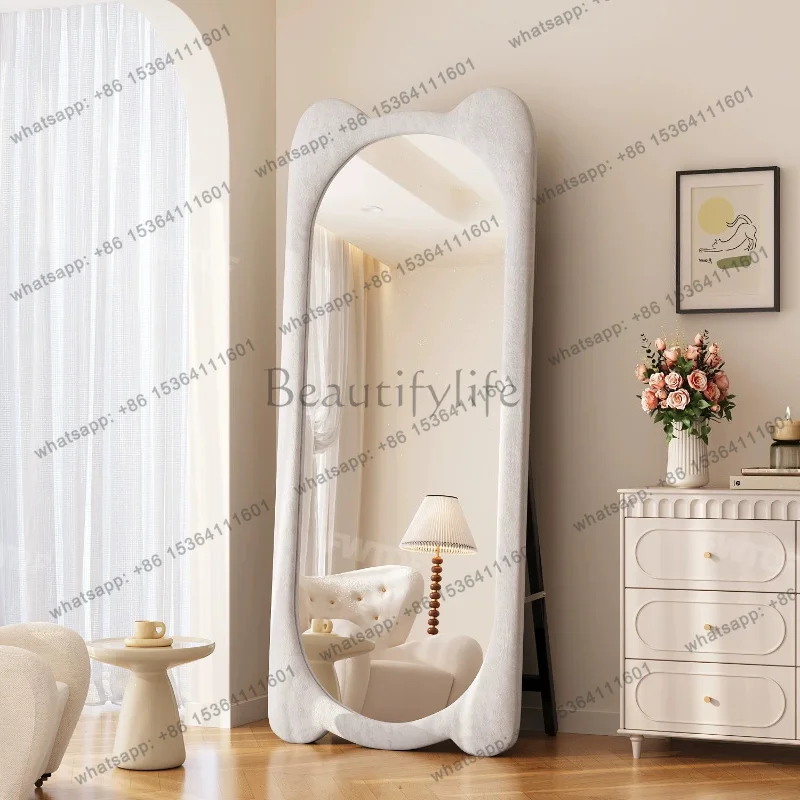 LD Long Aesthetic Mirror Modern Living Room Makeup Vanity Decoration Luxury Mirror Girls Vintage Spiegel Wand