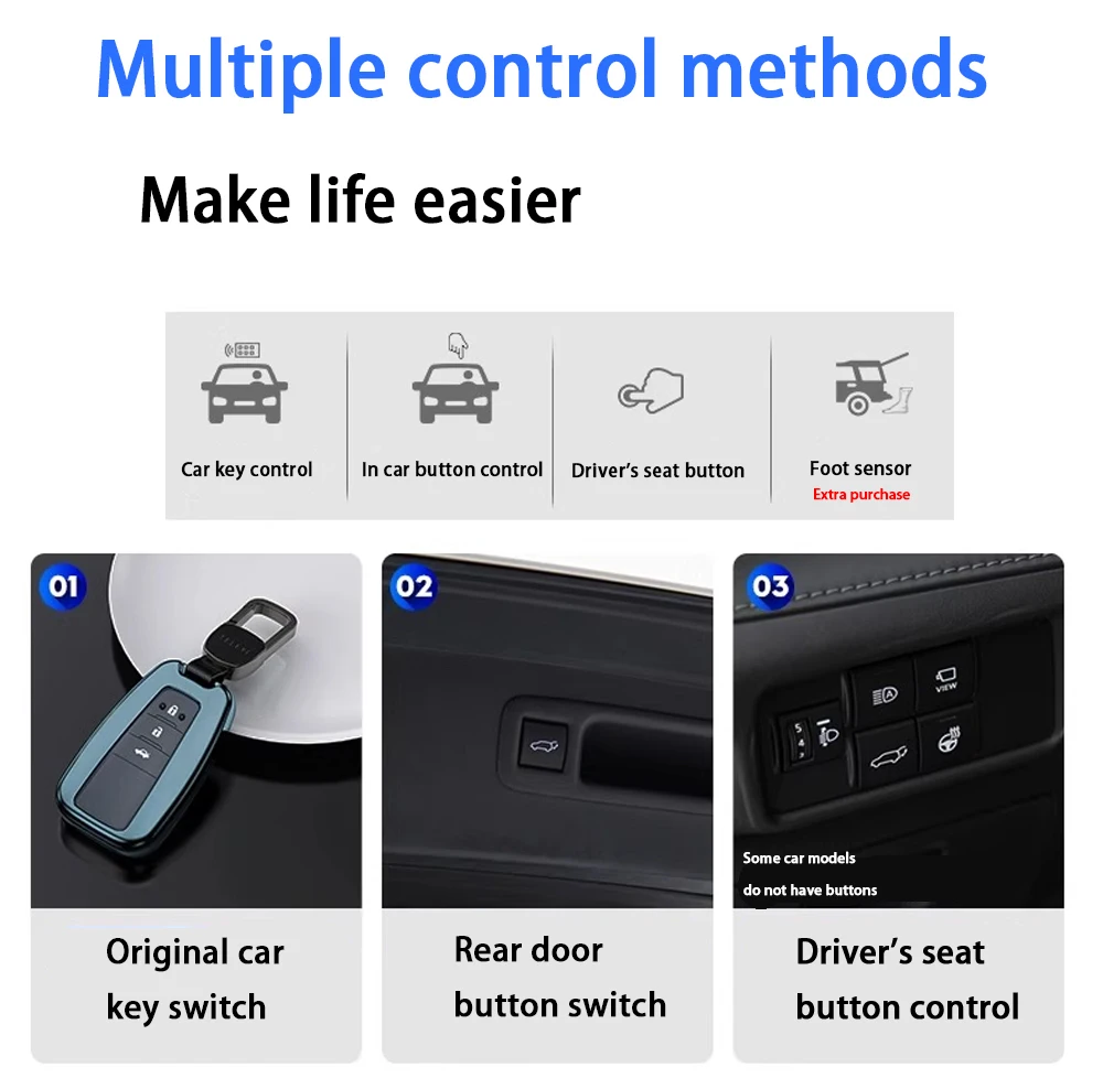 لرينو كابتور ميتسوبيشي ASX 2019-2025 بوابة رفع كهربائية أوتوماتيكية تعمل بالطاقة الباب الخلفي تبختر نظام رفع البوابة الخلفية #3