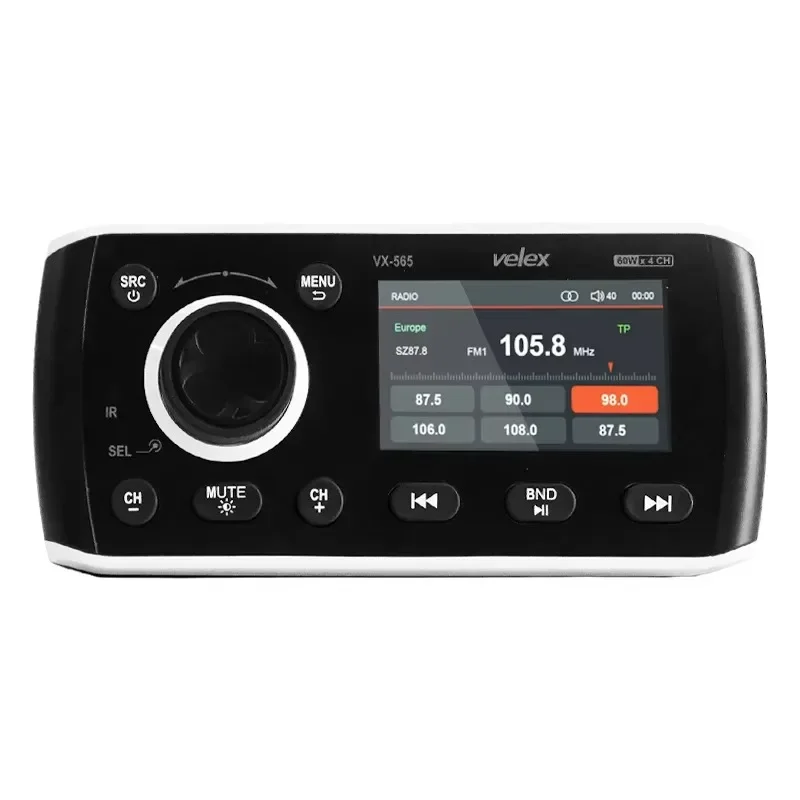 

Marine Waterproof Stereo Receiver MP3 Player FM Radio for Boat with Remote Controller