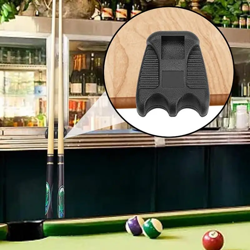 Cue Stick Holder Small Stable Cue Holder Non Slip Cue Rest Billiard Supplies Portable Pool Table Accessories With Chalk Holder