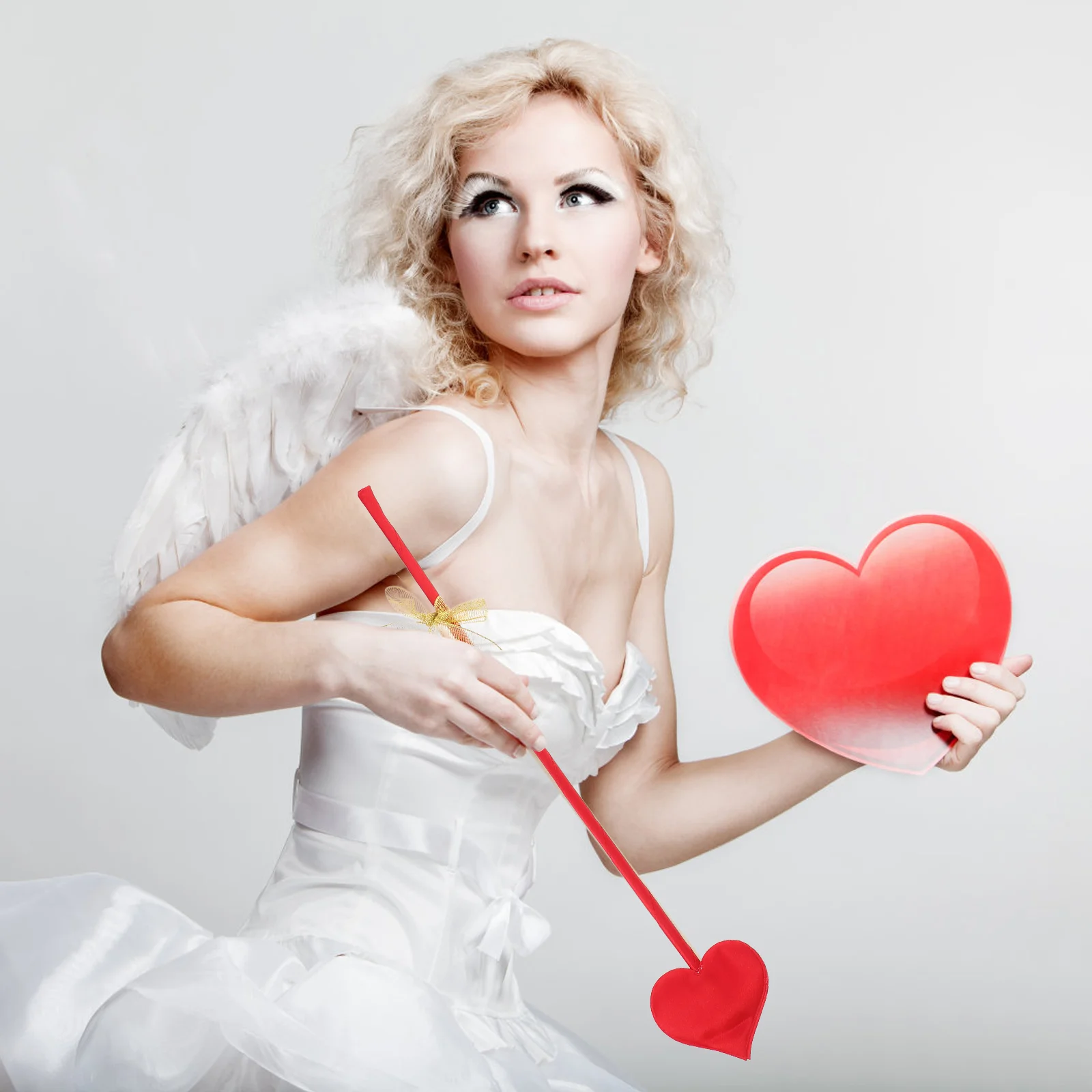

Cupid Bow Arrow Set Costume Photo Prop Decor Part Accessories Foam Valentine Masquerade Party Cosplay Realistic Roleplay