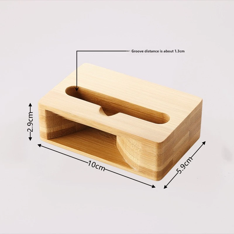 단단한 나무 미니 휴대용 전화 증폭기 범용 물리적 스피커 스탠드