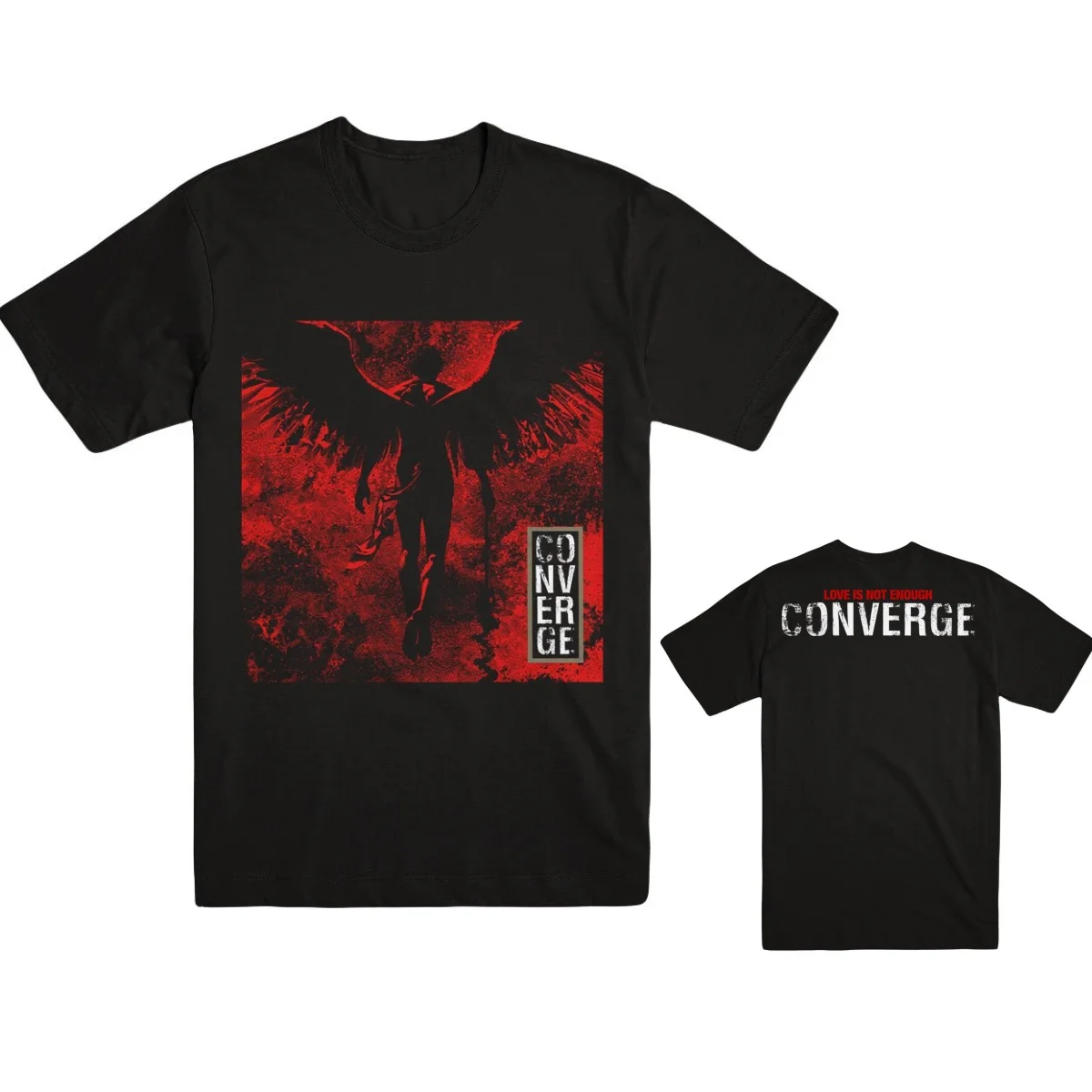 CONVERGE Love Is Not Enough Band T-Shirt Cotton Graphic Tee Men Women Summer Streetwear