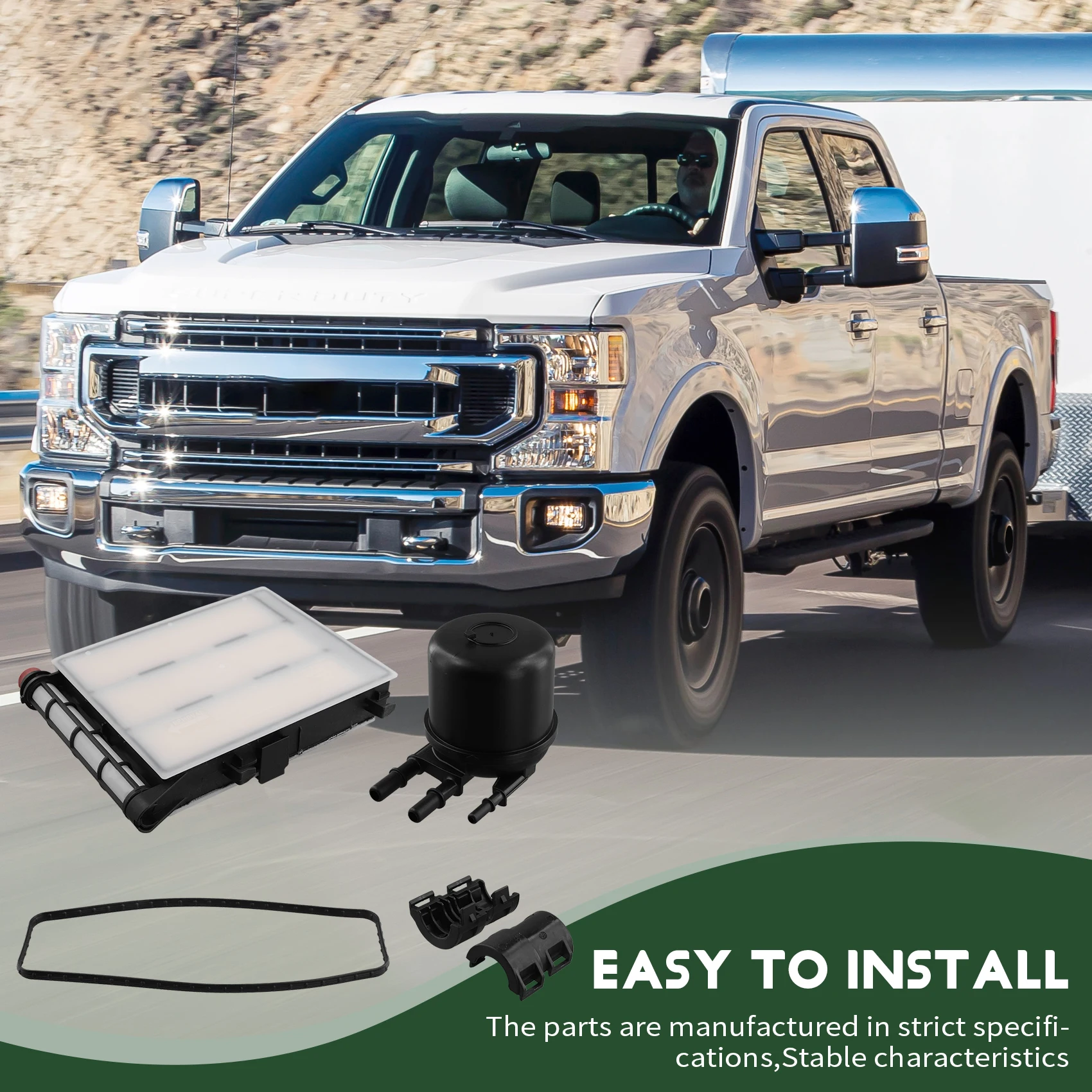 6.7 Powerstroke فلتر وقود الديزل لفورد F-250 F-350 F-450 F-550 V8 2017-2022 HC3Z9N184B DF4624K