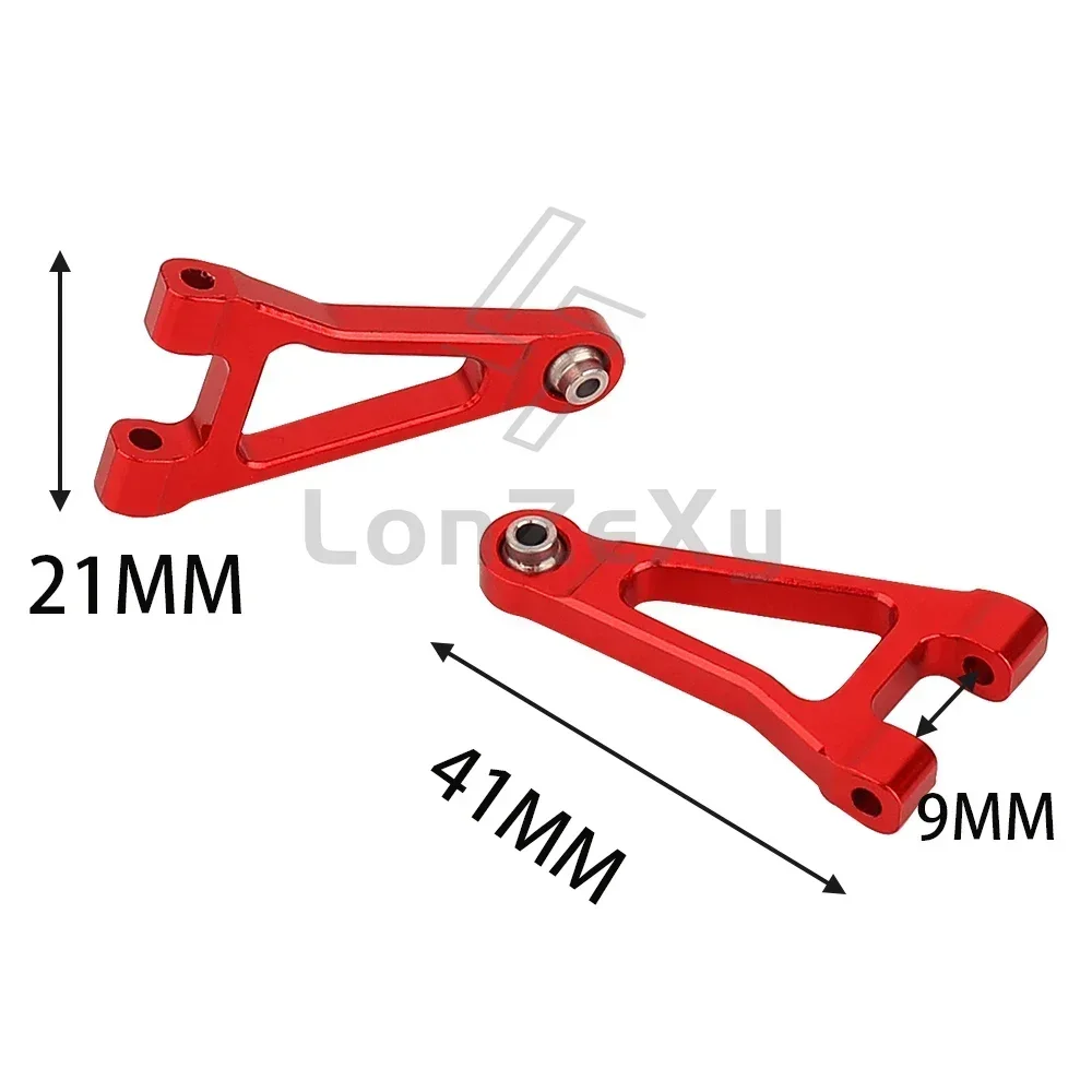 Para MJX Hyper Go 1/14 RC 14301 14302 14303, conjunto de Metal para coche, brazo oscilante delantero y trasero, nudillo de dirección, piezas mejoradas