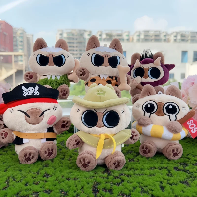 

Genuine Siamese Kitten Bean Puree Journey To A Deserted Island Blind Box Plush Series Figurine Plush Doll Toys Decor Gift