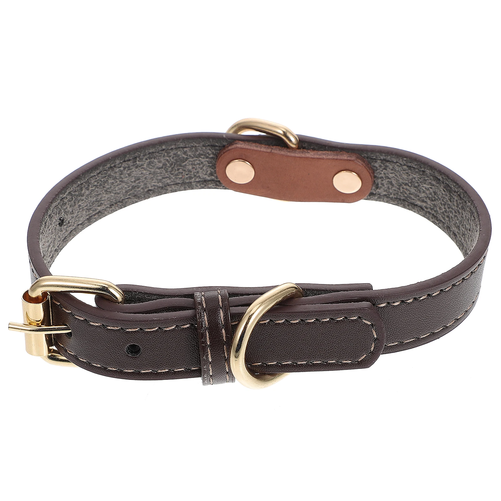 

Dog Collar Coffee for Pet S Size Adjustable Large Necklack Attractive Decor