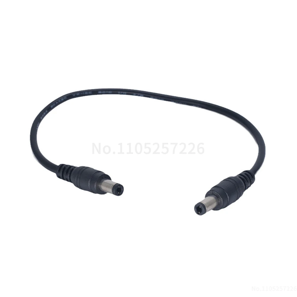DC 5.5×2.5 mm, 5.5×2.5 mm male-to-male, male-to-male fork-type DC power conversion cable (1 pcs)