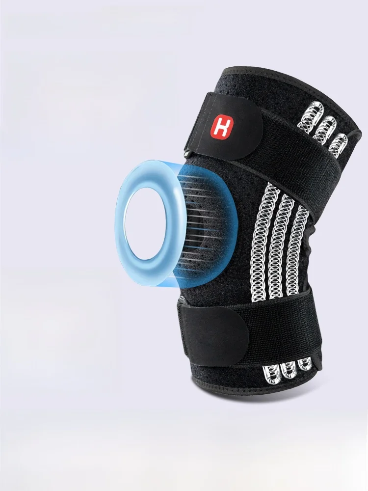 圧力膝サポートブレースユニセックススポーツランニング膝プロテクター半月板損傷専用膝蓋骨固定保護具