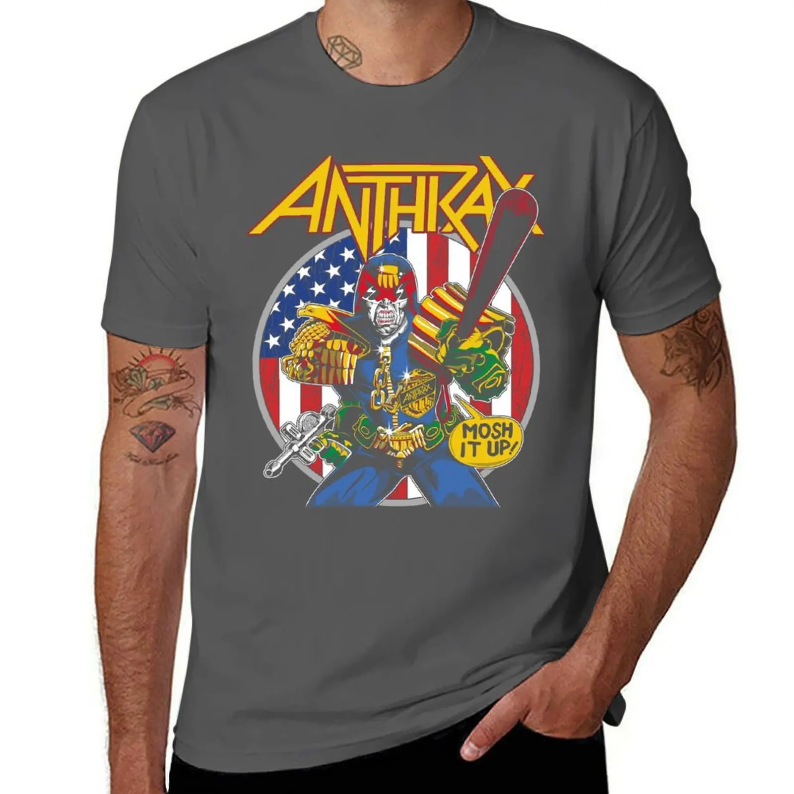 

ANTHRAX BAND T-Shirt anime t shirts for man cotton t shirt man anime tshirt T-Shirt