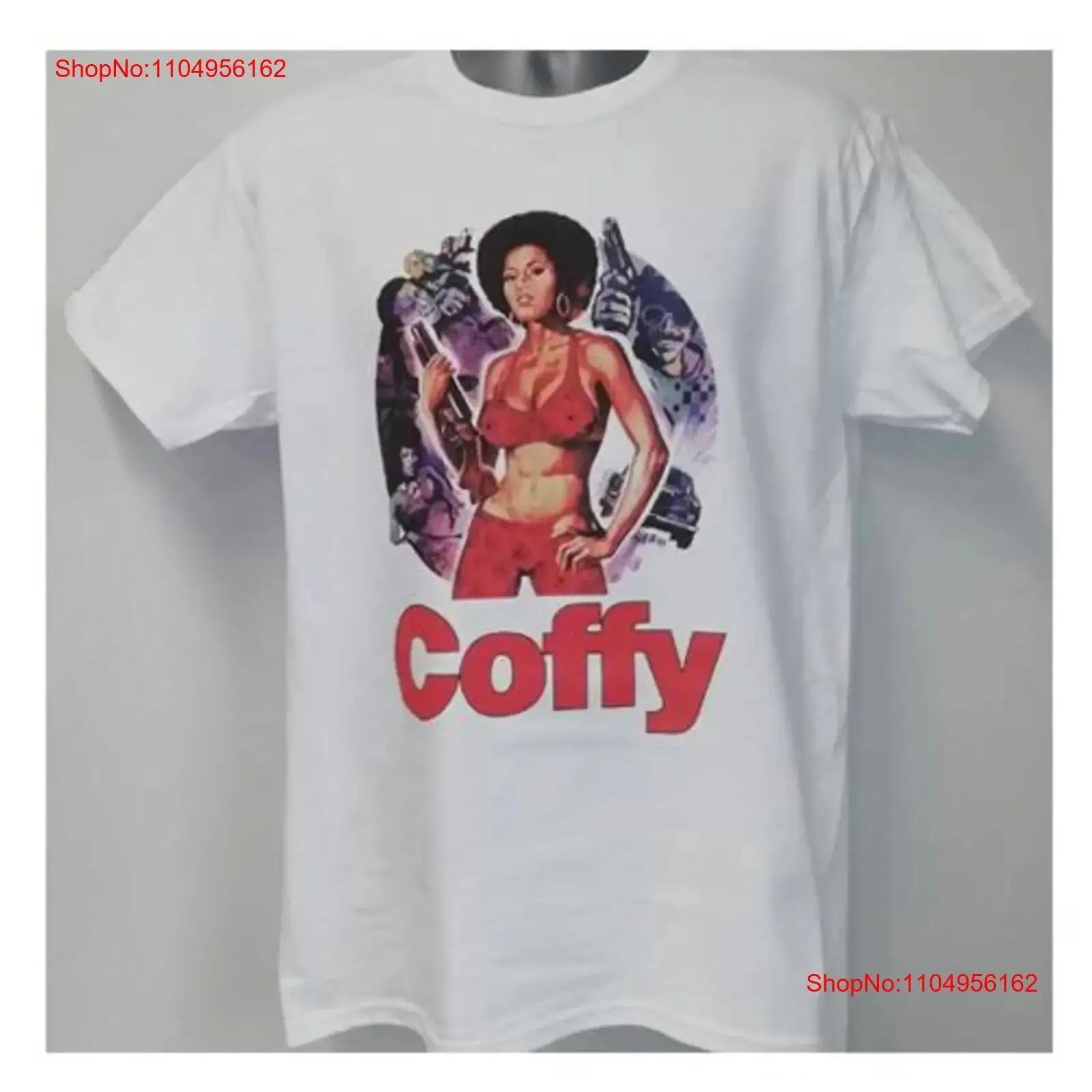 Coffy camiseta estilo retro blanco 082 vintage lavado elegante unisex versátil estirado casual suave transpirable ligeramente