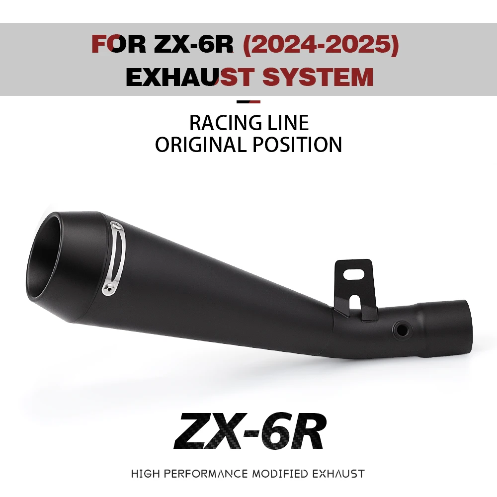 

High-Performance All-In-One Exhaust Gas Slide for Ninja ZX6R 636 ZX6R-M4 2024-2025 Tail Section Line