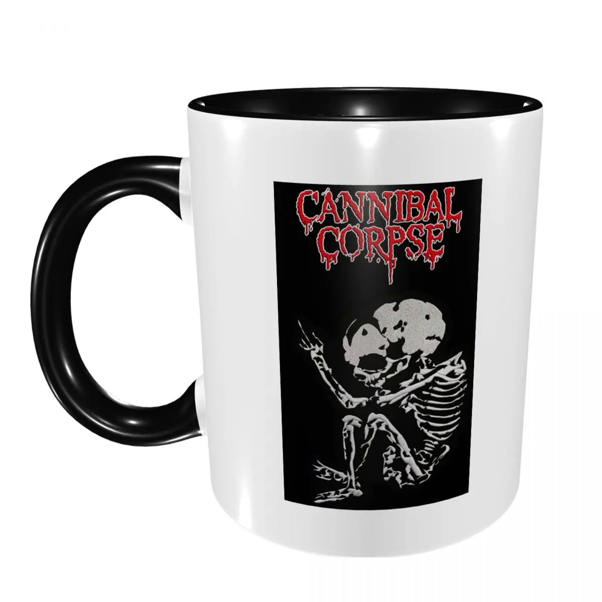 Cannibal Corpse Heavy Metal Band Horror Mug Funny Ceramic Coffee Cups Tea Mugs Milk Cup Drinkware Gifts for Friends