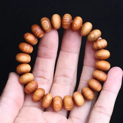 Natural wood bracelet Sandalwood beads New universal bracelet 12mm rosary sandalwood